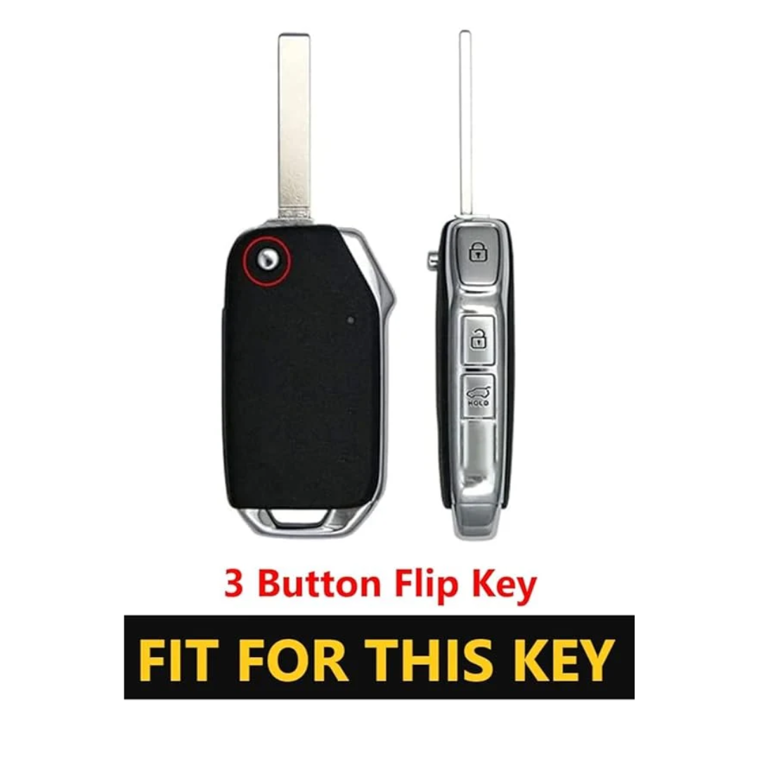 KIA Seltos 2023 Facelift 3 Button Flip Key (NOT FIT FOR PUSH START CAR)